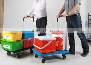 four wheel platform hand trolley PH153
