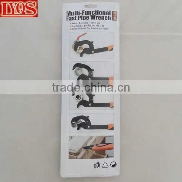 2PCS Universal Snap N Grip Wrench Set Adjustable Spanner Kit Pipe Wrench