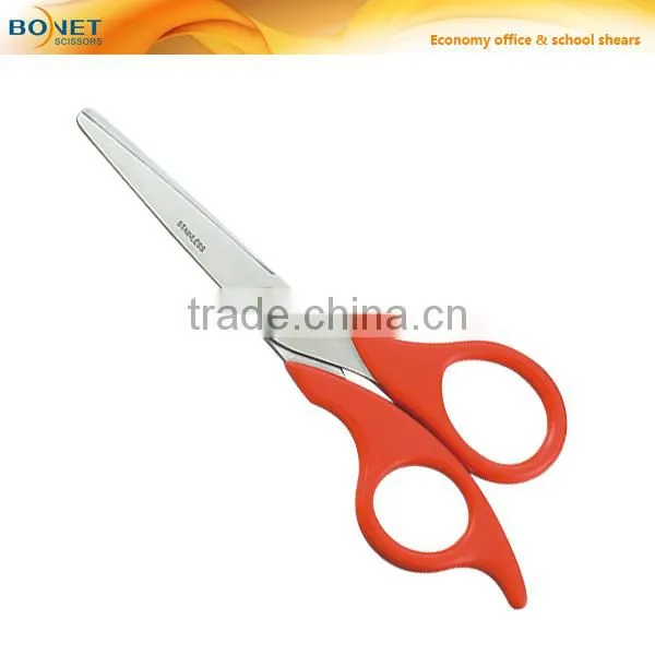 S65010 6-1/2" New style office and stationery scissor with soft grip handle