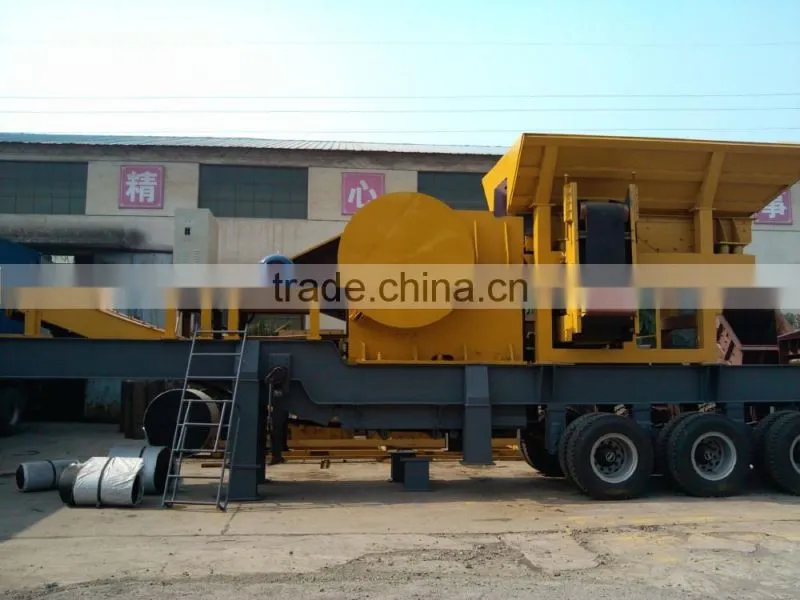 Fast Delivery Mobile Jaw Crushing Station for Crushing Project