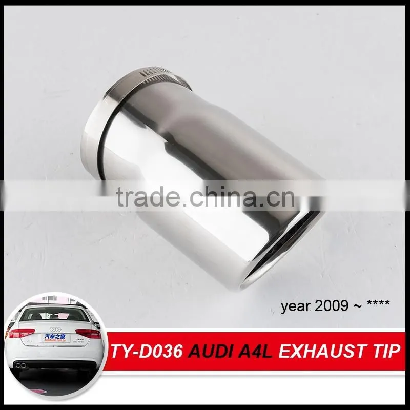 car muffler stainless tips for Audi A4L