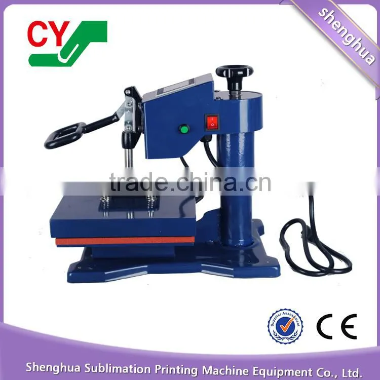 Cheap price CE certificate digital display mini sublimation hot press machine