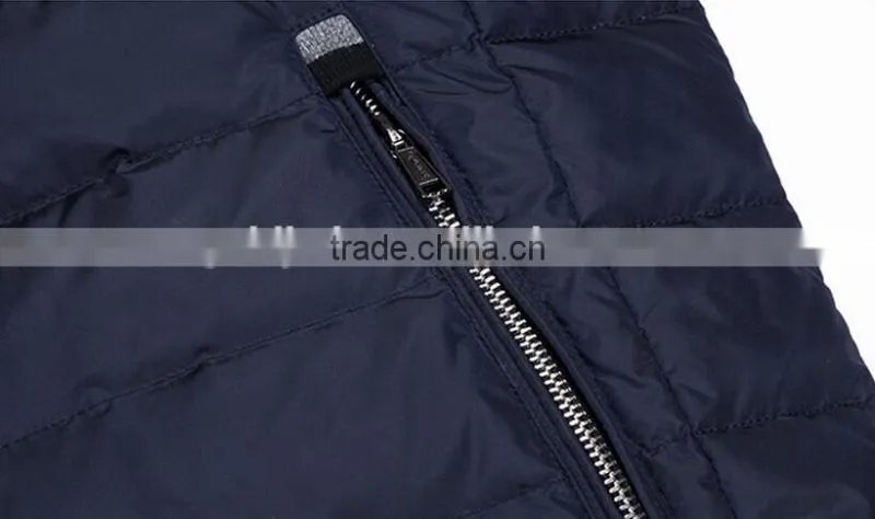 winter jacket down coat AB wear reversible duck warm winter vest men down vest