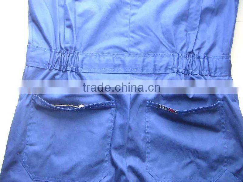 Navy 100%Cotton Reflective Construction Industrial Safety Workwear Coveralls