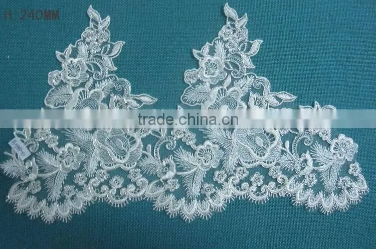 High level bridal and apparel trims and laces