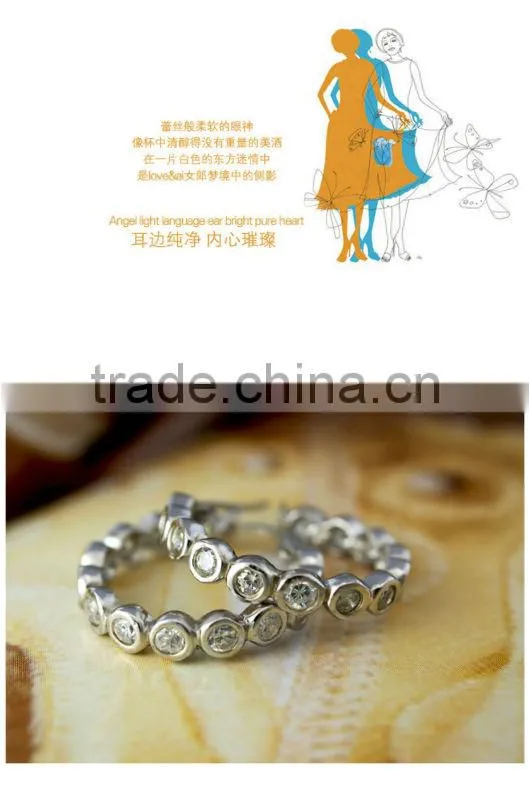 21018 cross drop earring