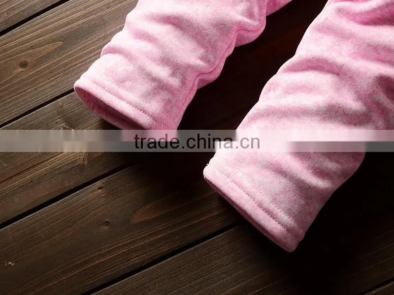 Plus velvet thickening thermal underwear pure V-neck cotton home wear two-piece suit