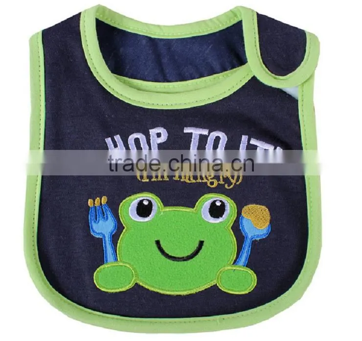 Hot sale baby bibs new designs cute cotton dental bib