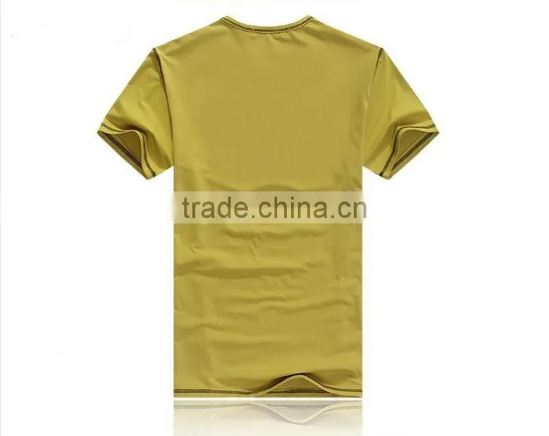Womens and mens unisex sonic welding printing slim fit t-shirt
