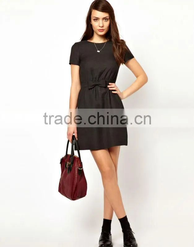 Sporty Bow Waist Dress
