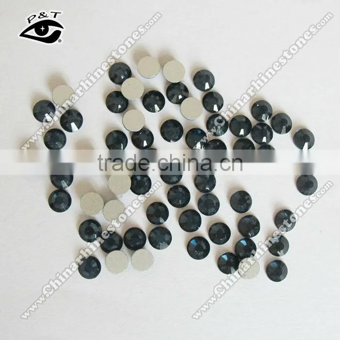 DMC crystal non hotfix flat back rhinestone ss16 montana blue for shoes