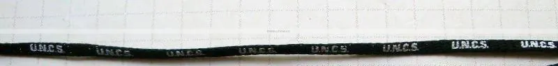 big garment plastic tag, with printed string