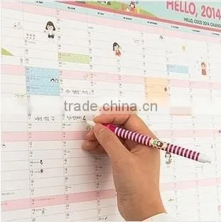 So Cute Stationery 2014 Stick Note Calendar Stick Note Pad Hello 2014 Calendar