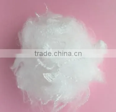 China wholesale dope dyed polyester staple fiber ,recycled polyester staple fiber filling HCS 7d ,15d padding use