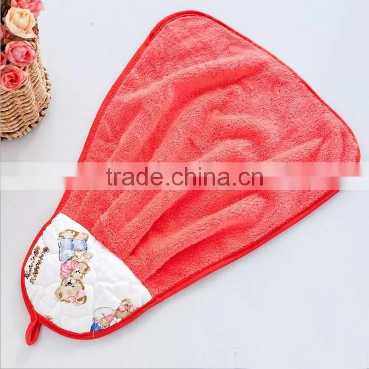 wholesale microfiber kitchen hand towel with hanger