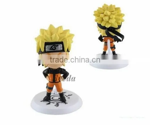 Hot Japanese Anime Naruto action figure sets of 6pcs PVC figure dolls 7cm Mini toys wholesales price