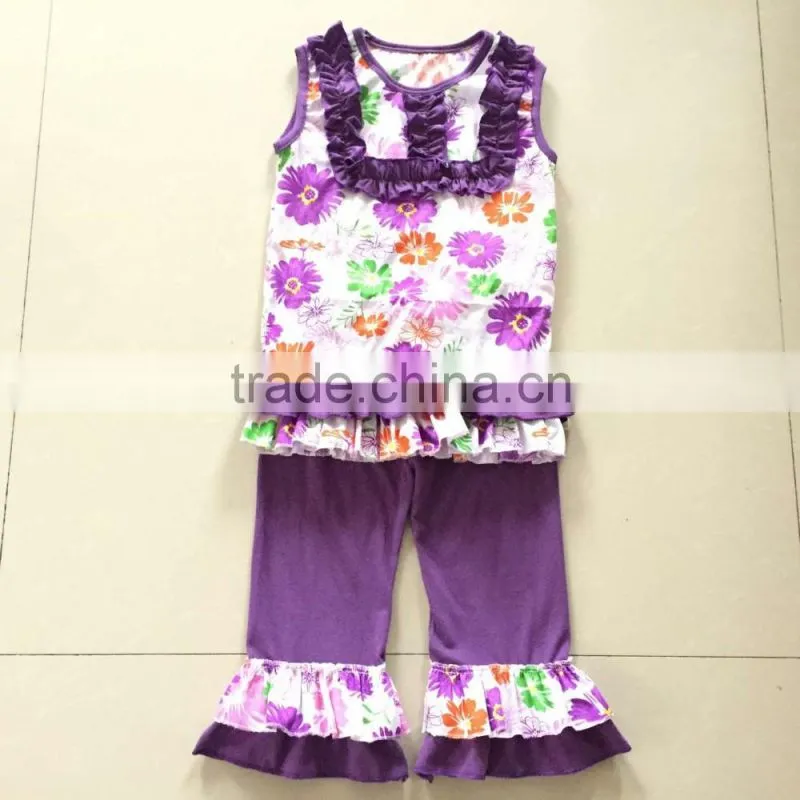 2017Lovely comfortable ventilation fold Princess Lace Skirt Suit girl striped T-shirt unique kids frock designs pictures