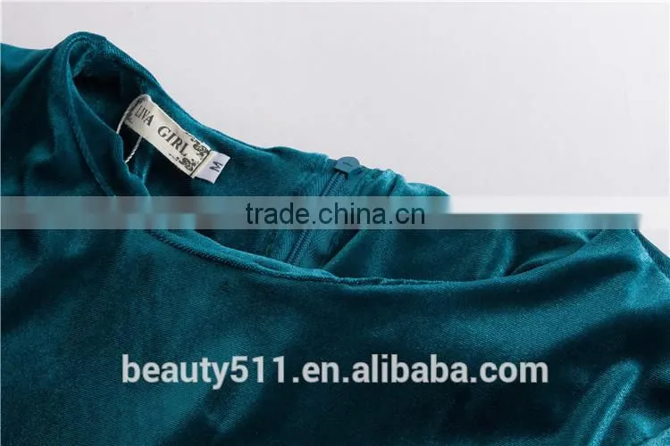 Custom Women Long Sleeve Boat neck Slim Fit Bandage Dress SD47