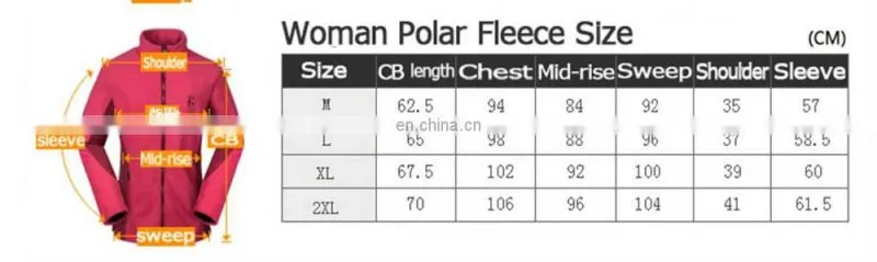 Polar Fleece Jacket With Customized Logo