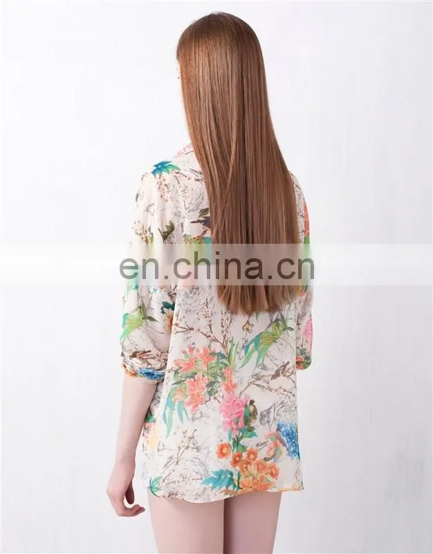 2014 new style fashion women beach blouse