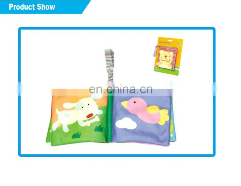 2016 Cute baby early learning toys baby cloth book,kids learning toy