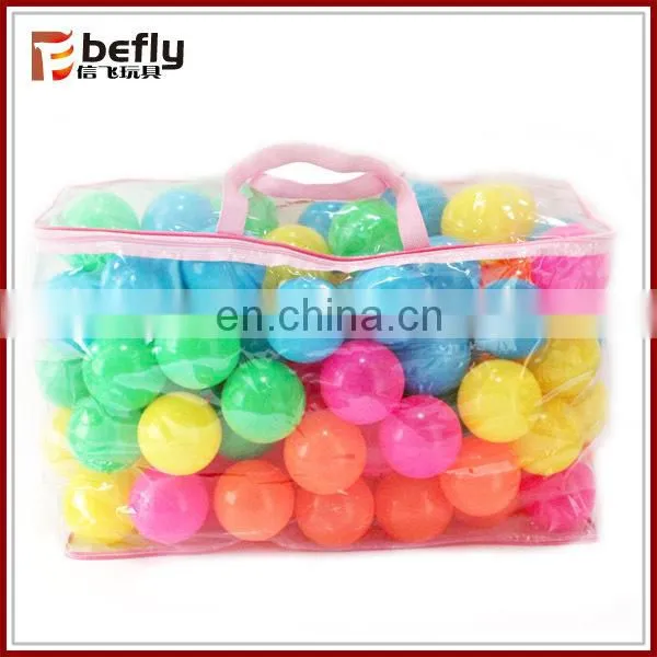 7cm 50pcs 5 color mixed PE plastic play pit balls