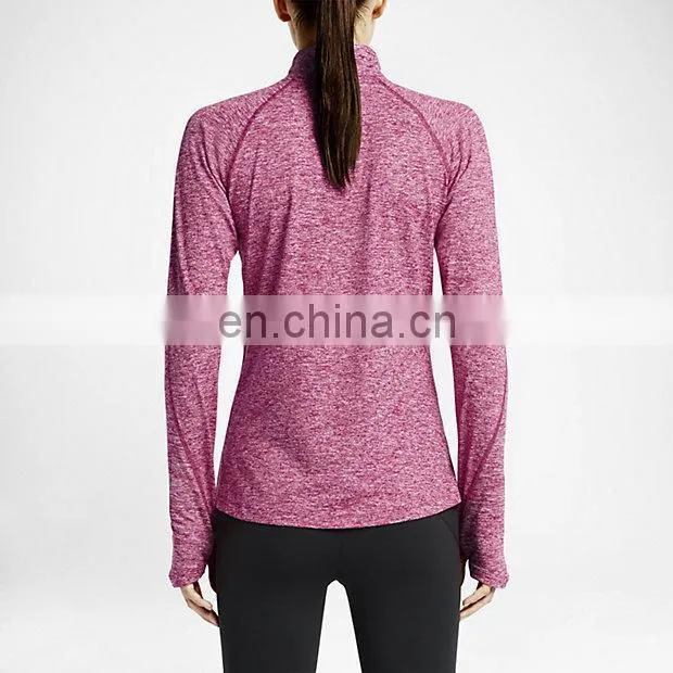 Trade assurance Yihao New Autumn custom hoodies half zip Women's blank hoodies/ plain hoodies