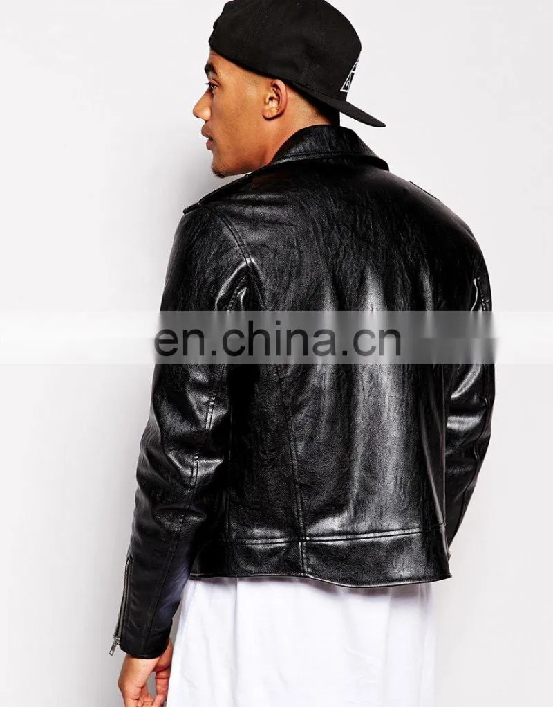 2014 Fashion Colletctions Men's Faux Leather Jacket