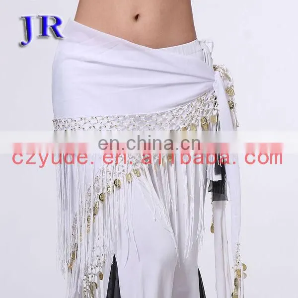 Tribal tassel Belly dance hip scarf belt with coins for women Y-2017#