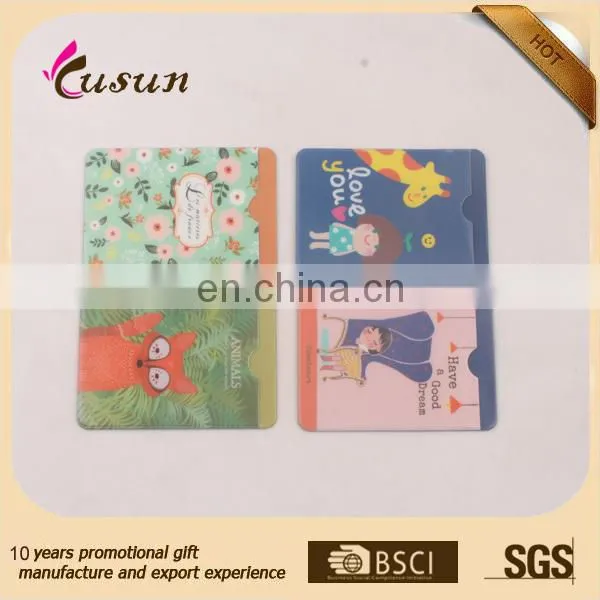 BSCI promotional 3 fold pvc card holder