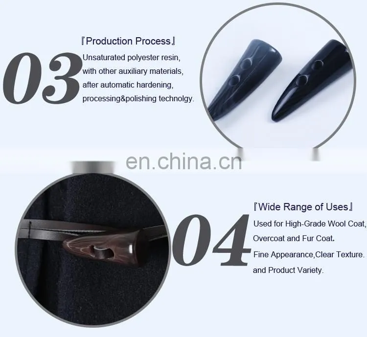 Imitation OX Horn Button Resin Button BP40520