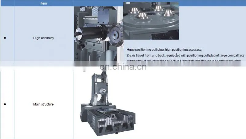 LMH400 4 axis cnc horizontal machining center