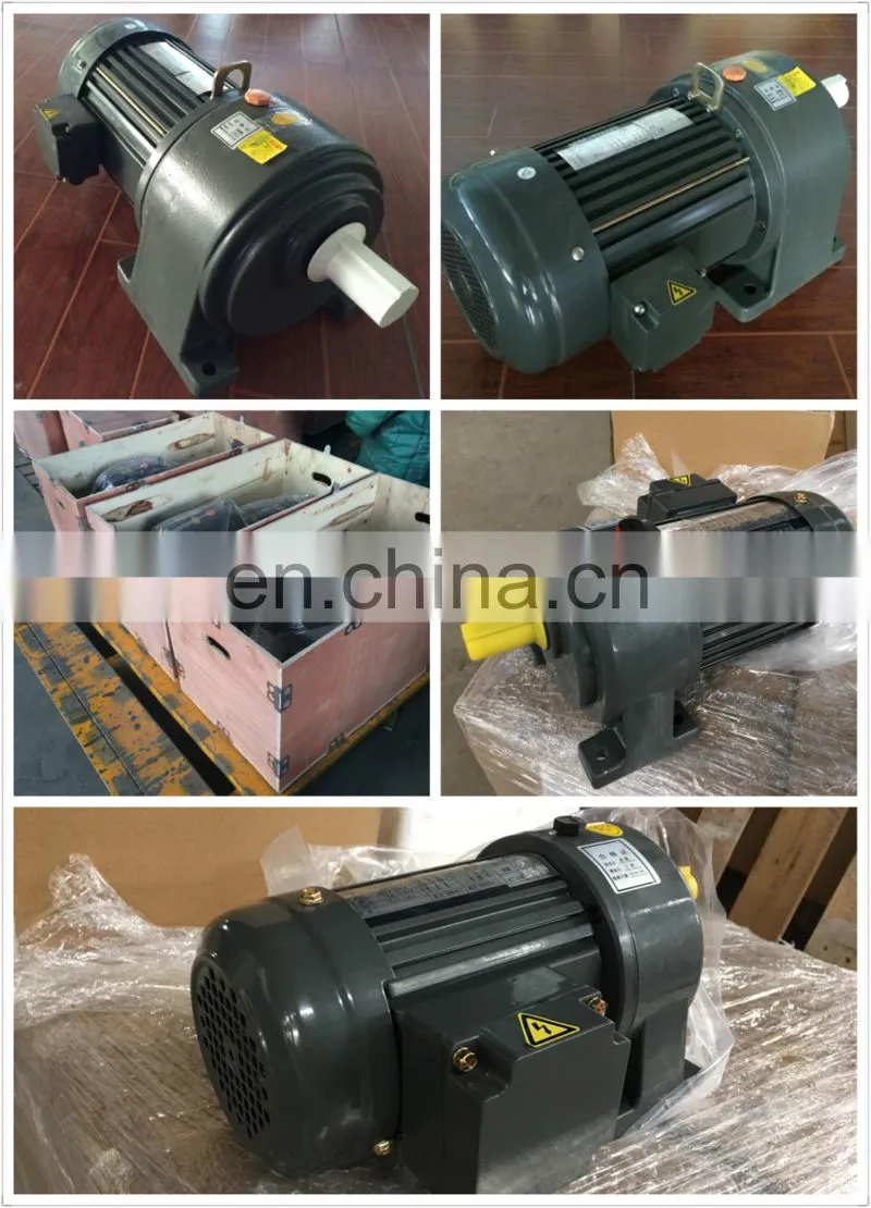 1500W 2200W 3700W Horizontal Type 3 Phase Helical Gear Motor