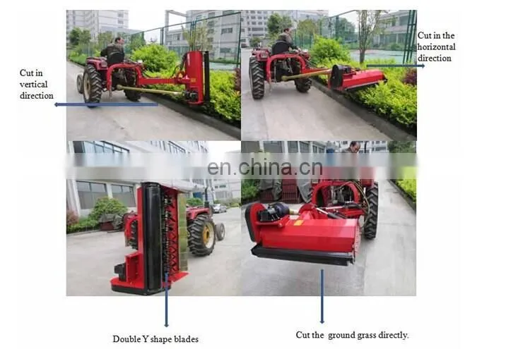 Tractor 3 point linkage hydraulic side flail mower for sale