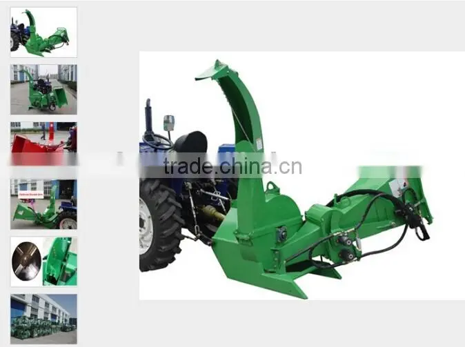 PTO industrial tractor wood chipper for sale