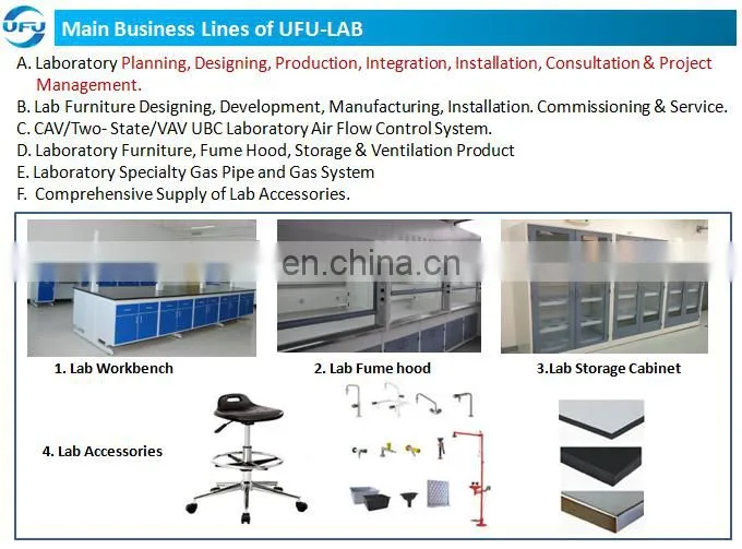 UFU Laboratory Deck Mounted Triple Outlet Faucet