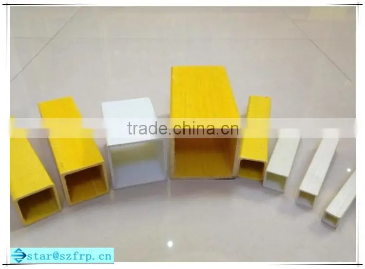 FRP fiberglass flame retardant square tube