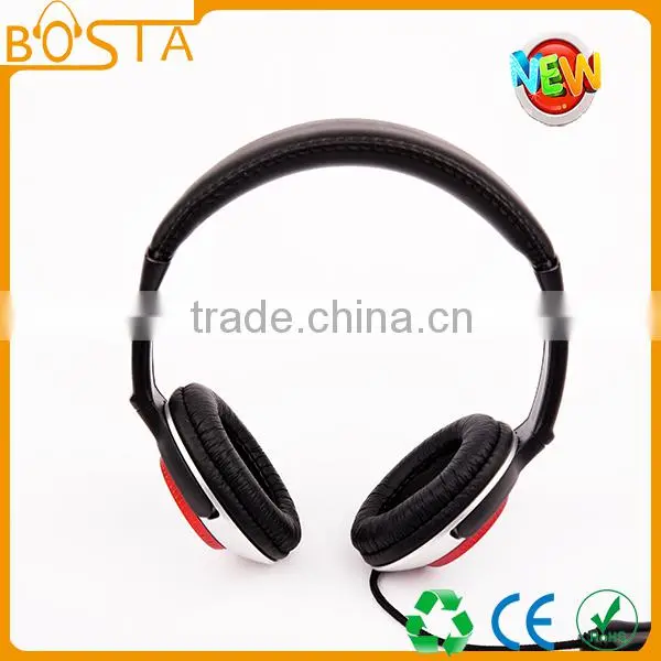 Popular fancy coolest design school girls private mould silver headphone for music