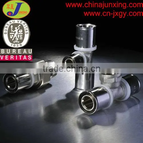 crimp fittings for pex-al-pex pipe brass fitting ball valve fittings press fitting
