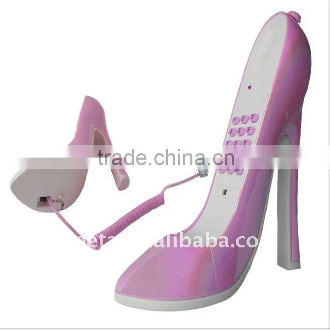 High Heel Shape Telephone For Girls
