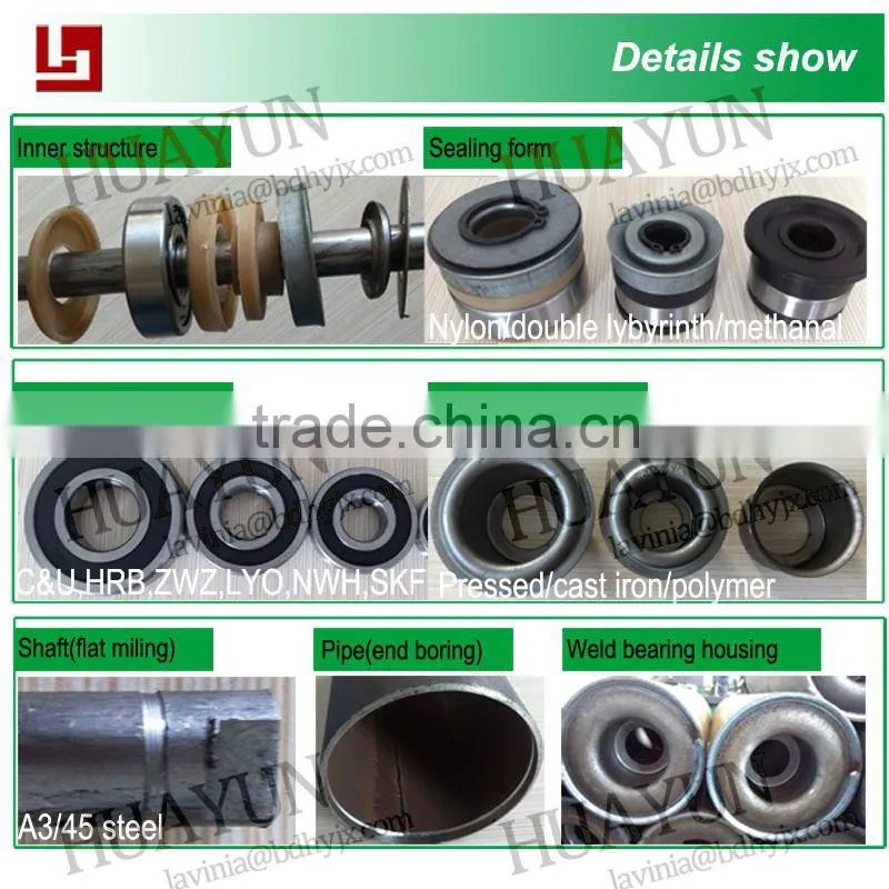 89mm Dia Dust Proof Carrying Idler Steel Conveyor Belt Idler Roller of Belt Conveyor