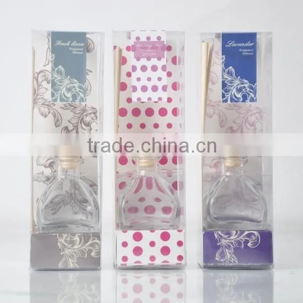 Home fragrance Aroma Diffuser with glass bottle and rattan stick SA-1929