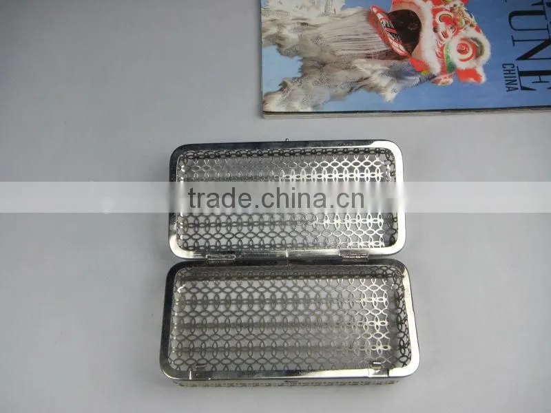 6.5 inch Reticular gift box frame cosmetic bag