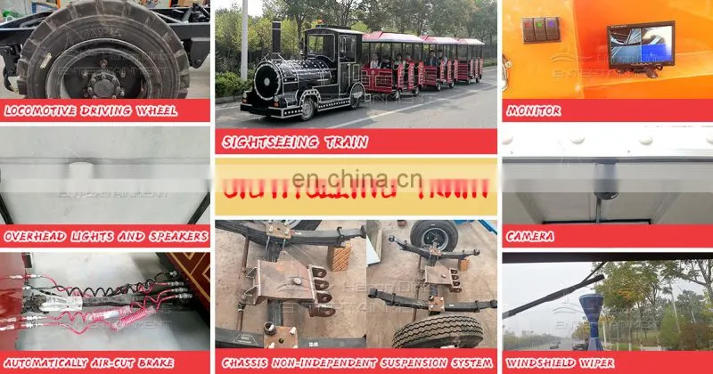 Sightseeing passenger attraction electric diesel tourist road tour trackless train