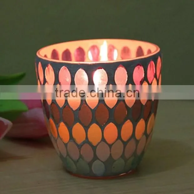 inch glass candle holder wedding favor shabbat candles