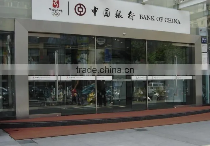 OKM automatic sliding doors, aluminium glass door design
