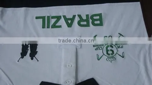 polo shirt with embroidery logo from factory/Polo wear for brazil