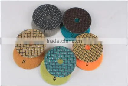 Premium 5-step dry polishing pad