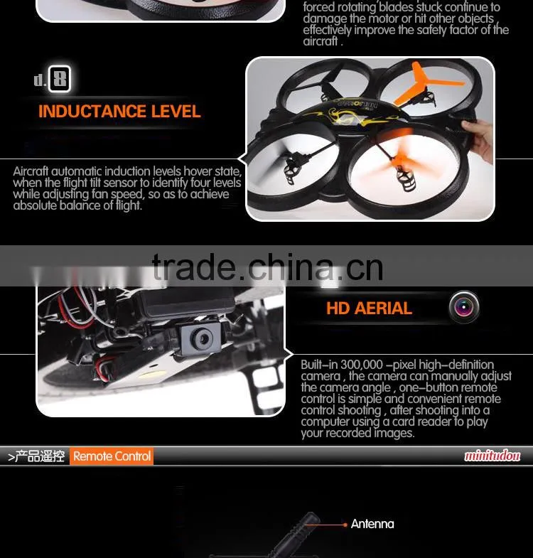 2014 new Product Large 61CM 4.5CH 2.4G 4-Axis Ufo Aircraft RC Quadcopter With Camera