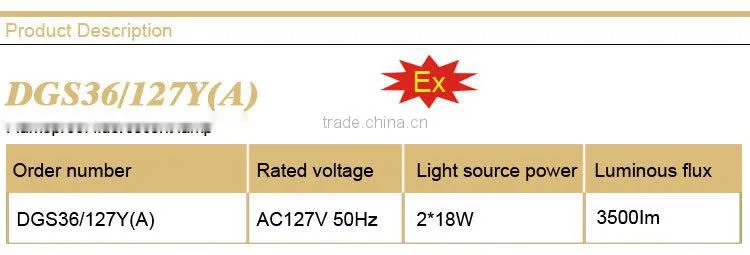 Flameproof fluorescent lamp